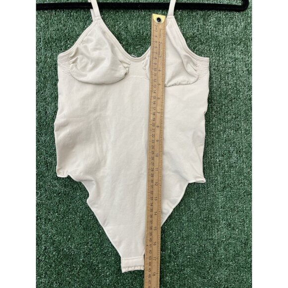 Mirity Body Compression Leotard White Cream Sleeveless Stretch NWT Size 2XL - Picture 12 of 13